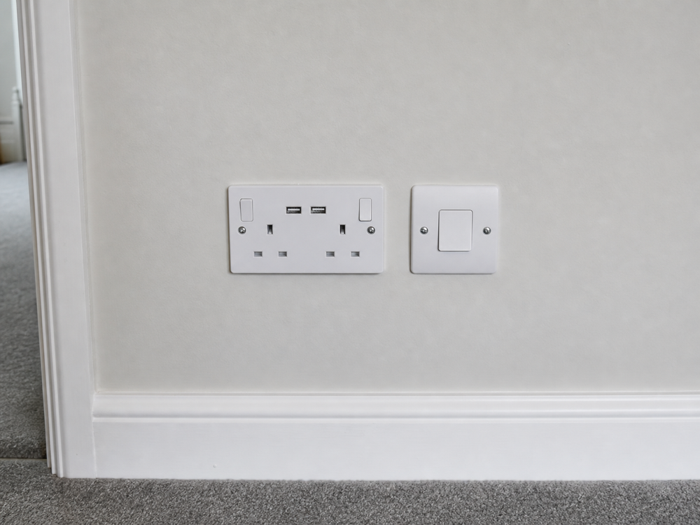 After: Worn sockets to flush brushed-metal accessories, Hackney